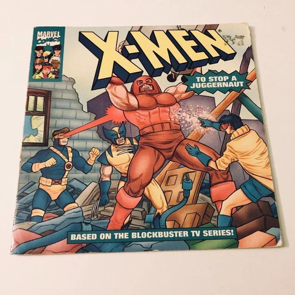 Vtg 1993 Random House Marvel X Men  To Stop A Juggernaut Comic Book - Picture 15 of 15